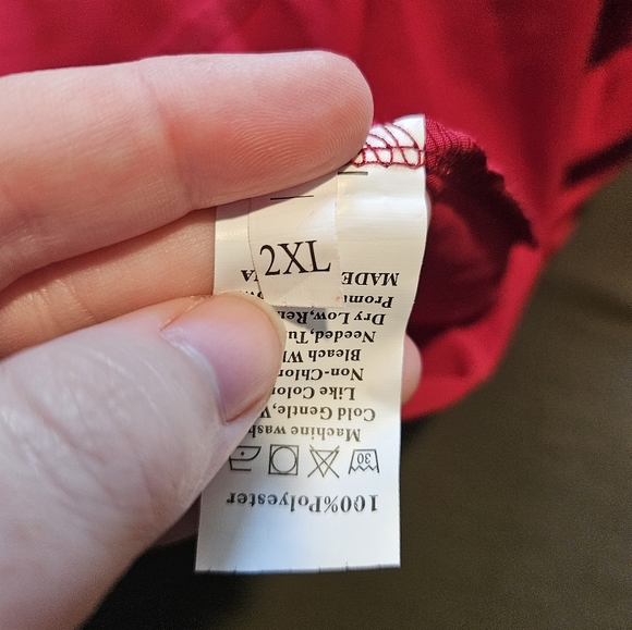 Red Cottagecore Dress - Picture 3 of 6